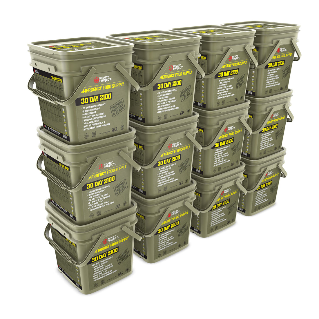 Ready Project® 12 Month (4,800 Servings) Emergency Food Supply