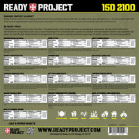 Ready Project® 2 Weeks / 15 Days 2100 Cal/Day (220 Serving Emergency Food Supply)