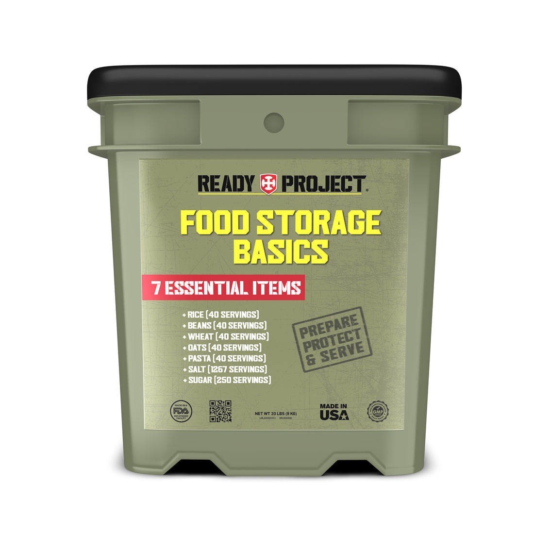 Ready Project® Food Storage Basics - 7 Essential Items